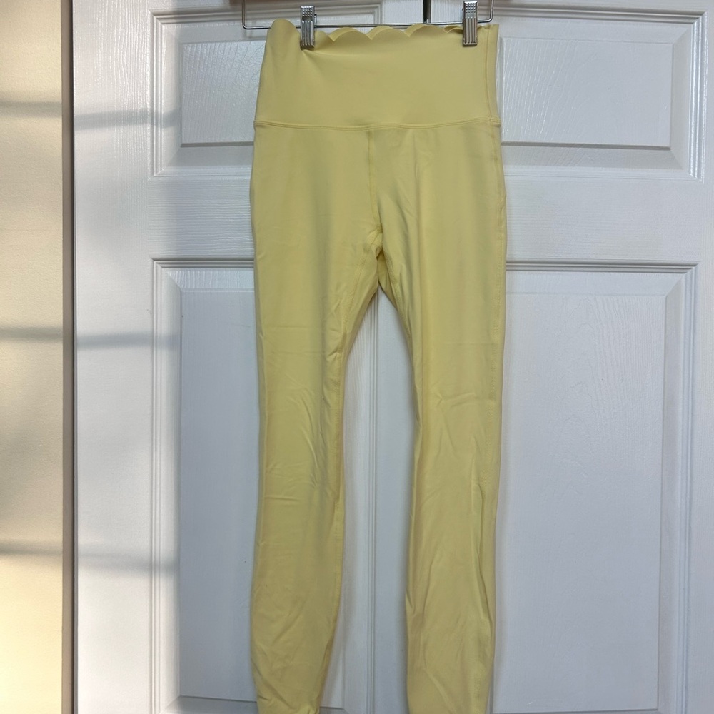 Yellow Relaxed Fit Leggings